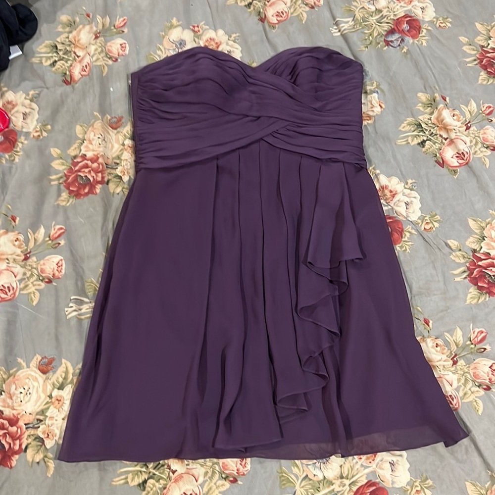 Eggplant party/bridesmaid dress